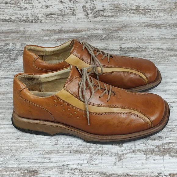 🟪Sz 43 Bed Stu Brown Leather Lace Up Oxford - Picture 9 of 16